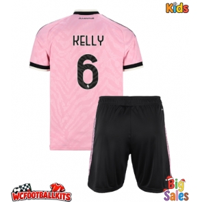 Juventus Lloyd Kelly #6 Replica Away Stadium Kit for Kids 2026-27 Short Sleeve (+ pants)